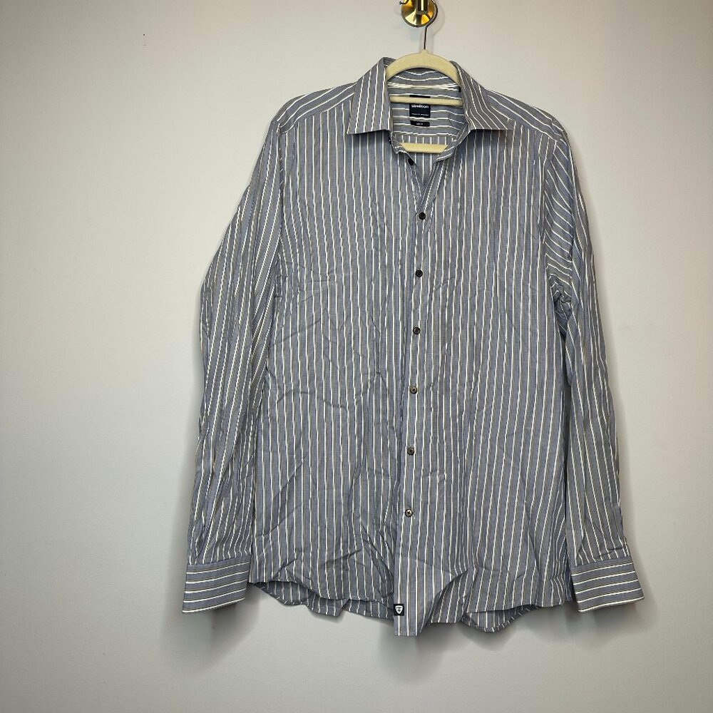 Strellson Slim Fit Button Front Shirt Multicolor Men's 41/16